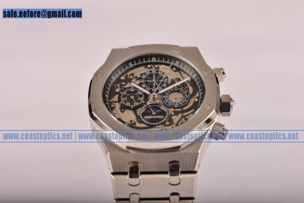 Audemars Piguet Royal Oak Skeleton Watch Replica Steel 26571IO.OO.A002CA.05